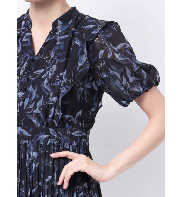 MERCURYDUO「プリーツティアードワンピース」|ワンピース|