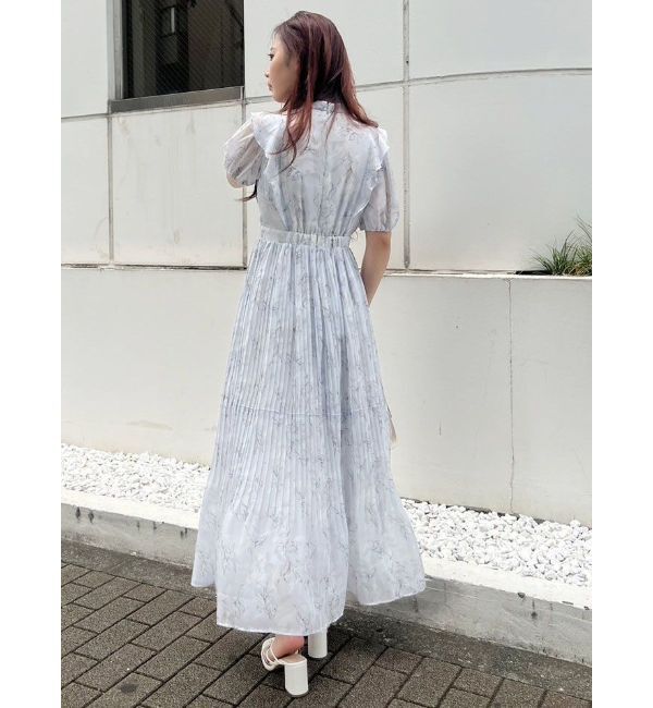 MERCURYDUO「プリーツティアードワンピース」|ワンピース|