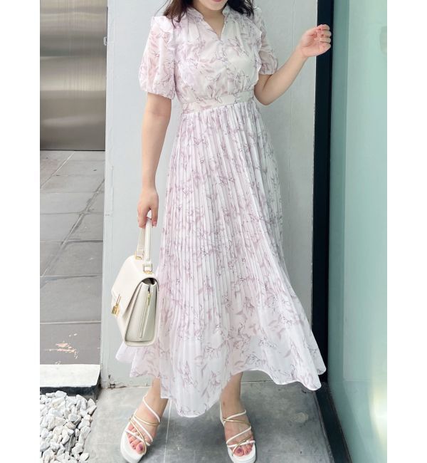 MERCURYDUO「プリーツティアードワンピース」|ワンピース|