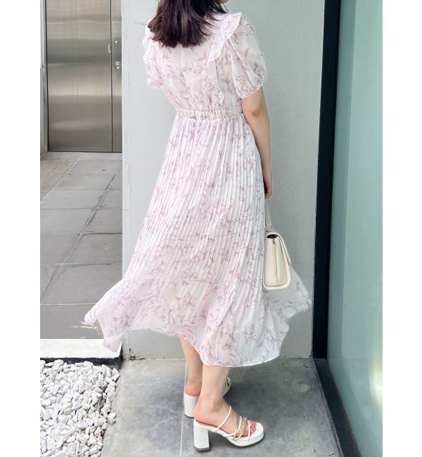 MERCURYDUO「プリーツティアードワンピース」|ワンピース|