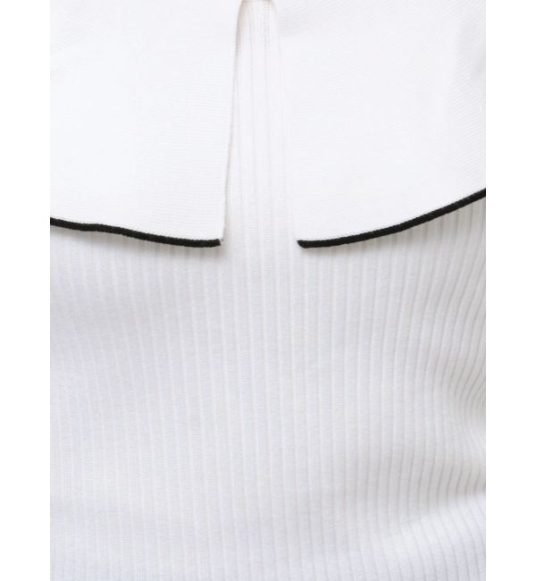 MERCURYDUO「オープンショルダーラッフルニット」|ニット・セーター|