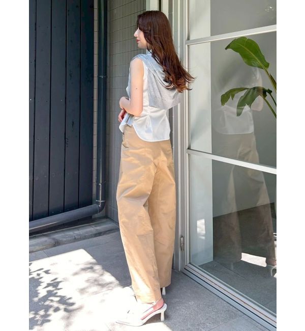 MERCURYDUO「チノハイウエストタックワイドパンツ」|その他|
