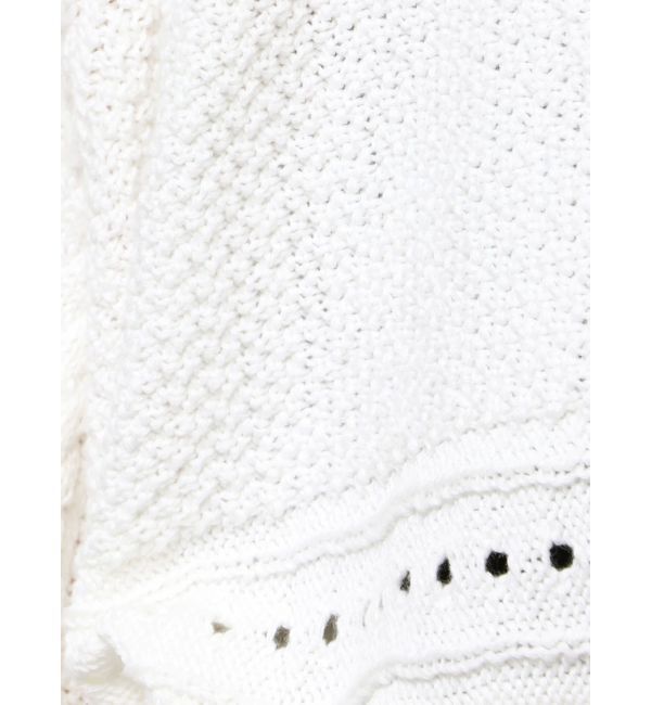 MERCURYDUO「ショルダーレースアップカーデ」|カーディガン|