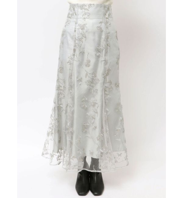 MERCURYDUO「エンブロイダリーマーメイドスカート」|スカート|