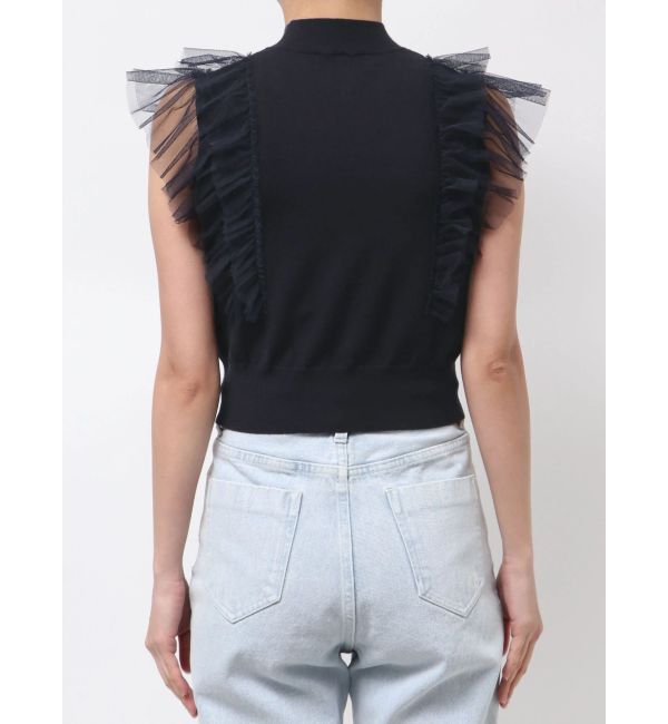 MERCURYDUO「チュールフリルニット」|ニット・セーター|