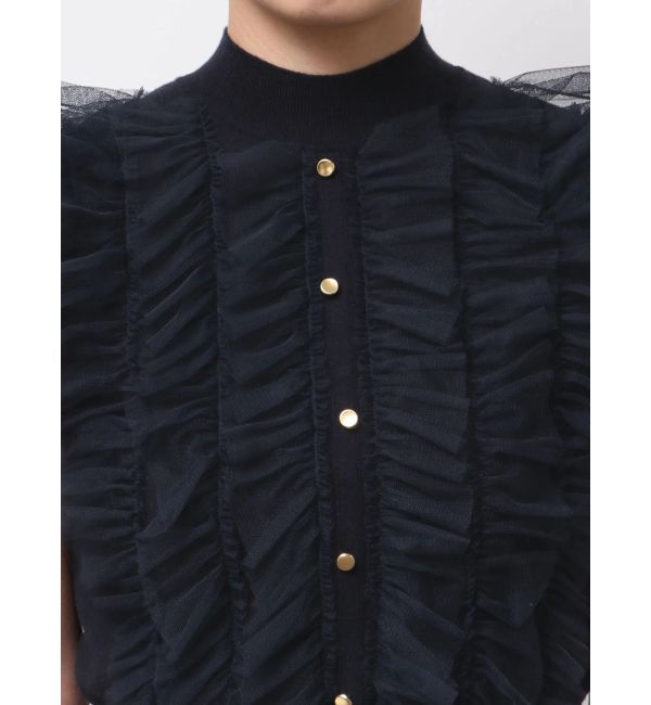 MERCURYDUO「チュールフリルニット」|ニット・セーター|