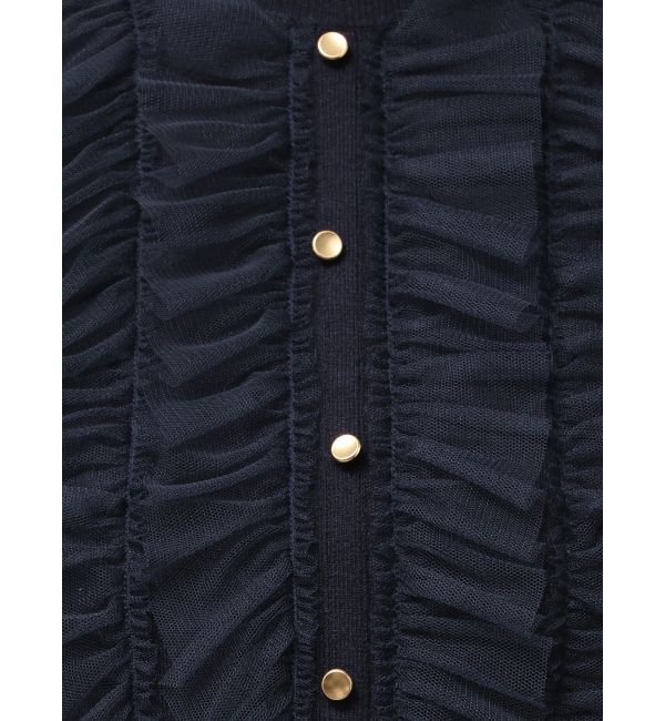 MERCURYDUO「チュールフリルニット」|ニット・セーター|