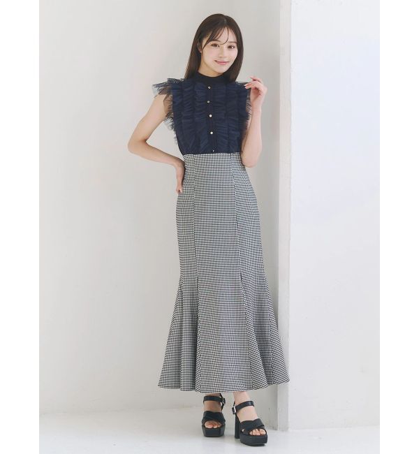 MERCURYDUO「チュールフリルニット」|ニット・セーター|