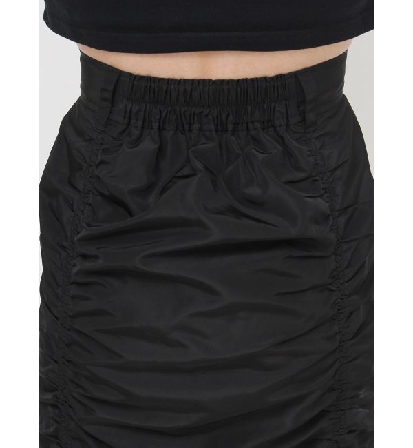 MURUA「ファスナースリットギャザースカート」|スカート|