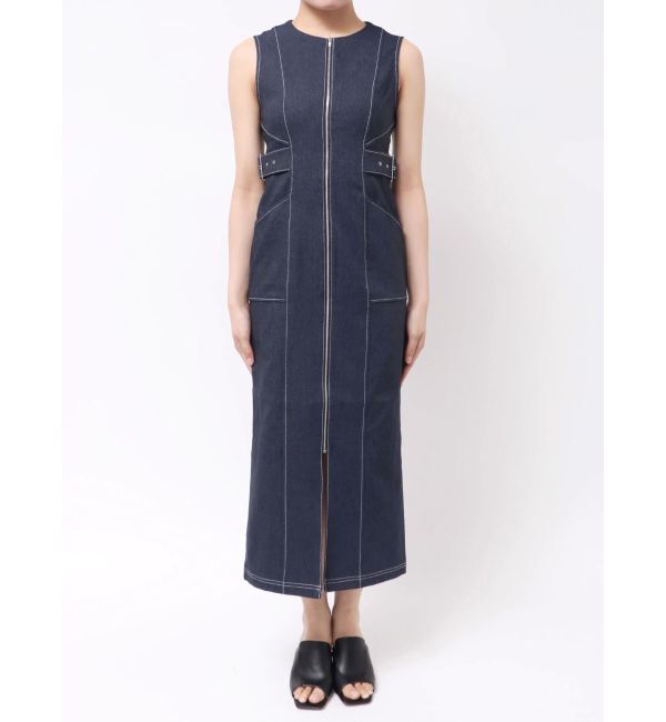 MURUA「サイドベルトジップナローワンピース」|ワンピース|