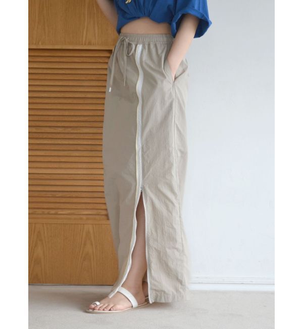 Ungrid「フロントジップラインスカート」|タイト|