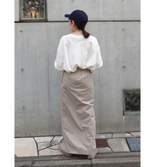 Ungrid「フロントジップラインスカート」|タイト|