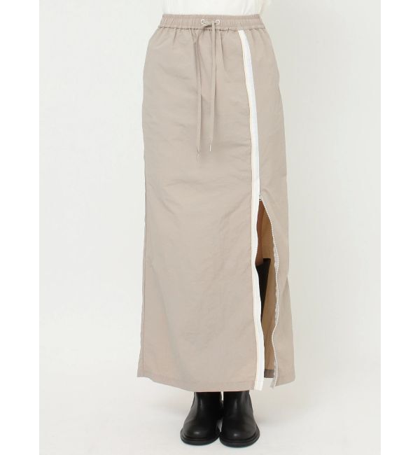 Ungrid「フロントジップラインスカート」|タイト|