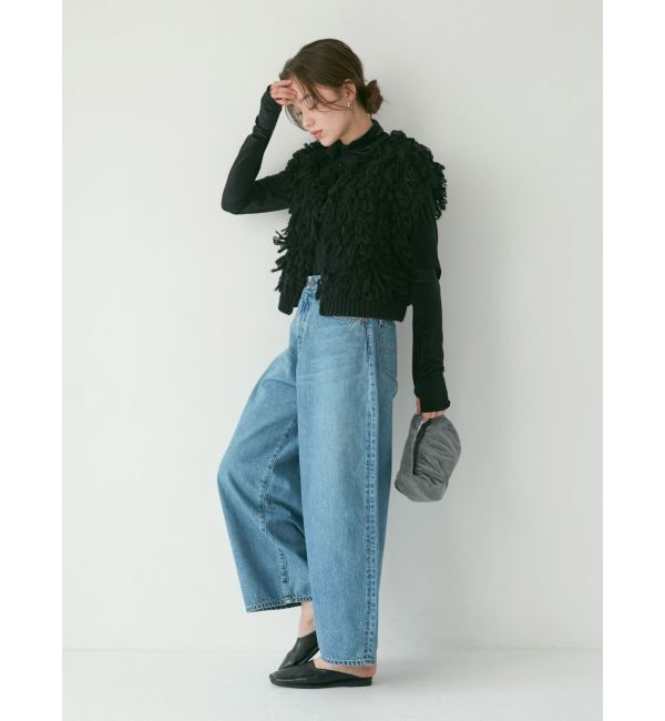 Ungrid「シアーベロアハイネックロングスリーブTee」|Tシャツ・カットソー|