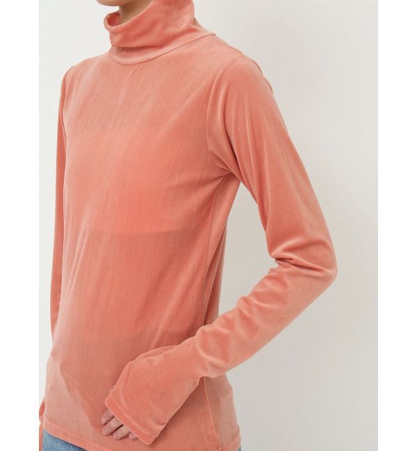 Ungrid「シアーベロアハイネックロングスリーブTee」|Tシャツ・カットソー|
