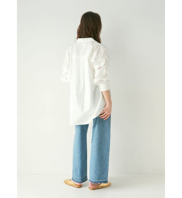 Ungrid「ショルダーデザインビッグシャツ」|シャツ・ブラウス|
