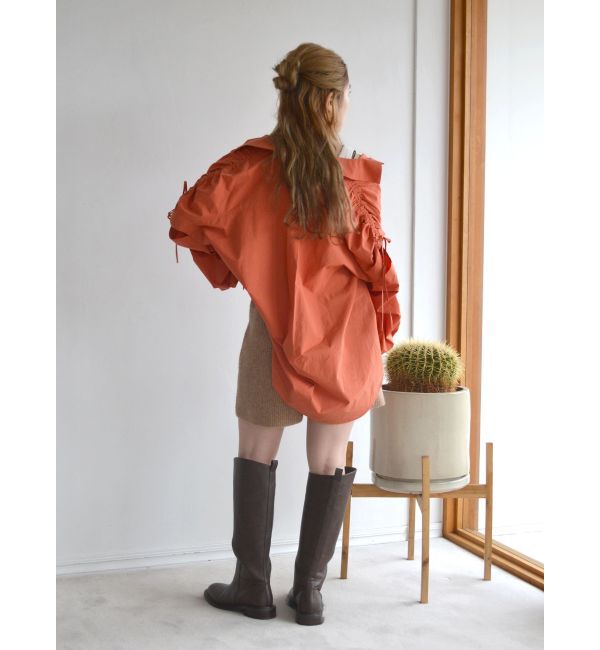 Ungrid「ショルダーデザインビッグシャツ」|シャツ・ブラウス|