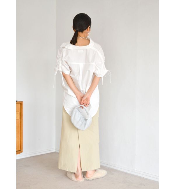 Ungrid「ショルダーデザインビッグシャツ」|シャツ・ブラウス|