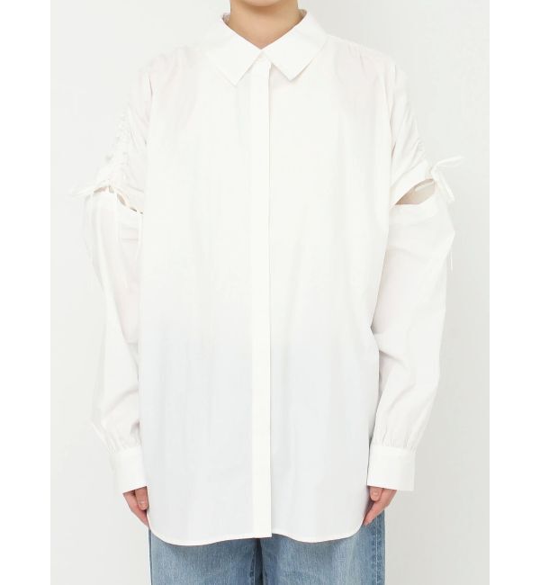 Ungrid「ショルダーデザインビッグシャツ」|シャツ・ブラウス|