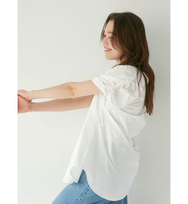 Ungrid「ショルダーデザインビッグシャツ」|シャツ・ブラウス|
