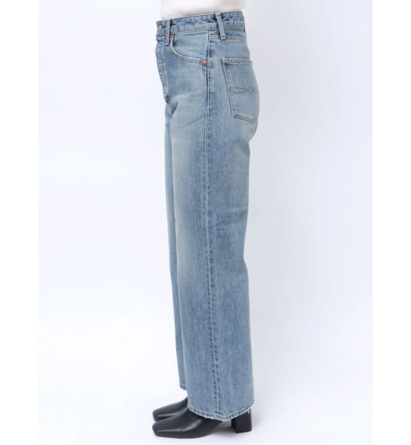 Ungrid「ハイウエストルーズストレートデニム」|デニム|