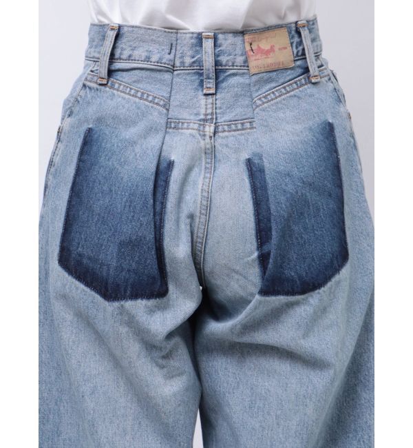 Ungrid「リメイクデザインルーズデニム」|デニム|