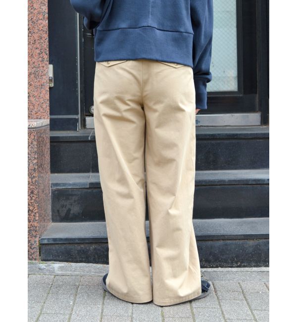 Ungrid「【WEB限定】ツータックチノパンツ」|チノ|