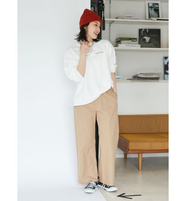 Ungrid「【WEB限定】ツータックチノパンツ」|チノ|