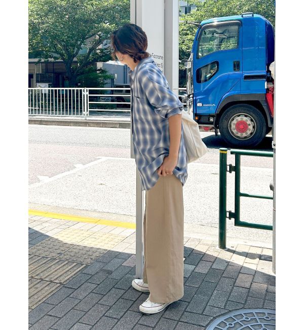 Ungrid「【WEB限定】ツータックチノパンツ」|チノ|