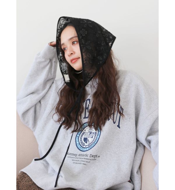 Ungrid「シアーエンブロイダリーボンネット」|バンダナ・スカーフ|