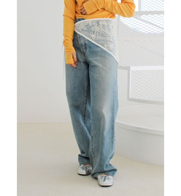 Ungrid「シアーエンブロイダリーボンネット」|バンダナ・スカーフ|