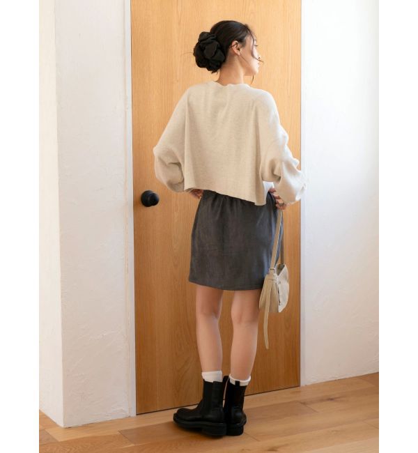 Ungrid「フェイクスウェードミニスカート」|スカート|