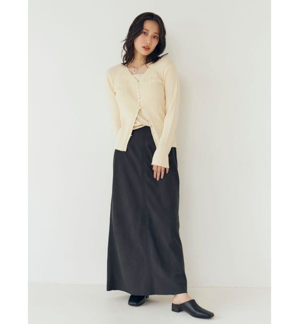 Ungrid「ピーチ起毛フィットフレアスカート」|スカート|