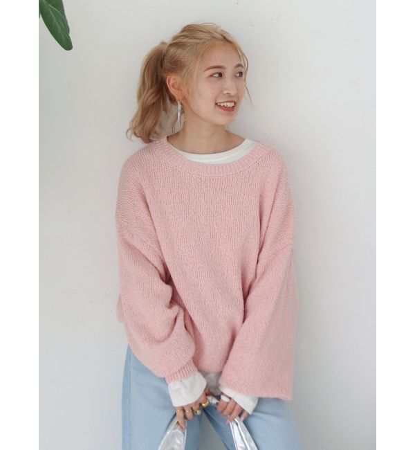 Ungrid「スラブルーズニット」|ニット・セーター|