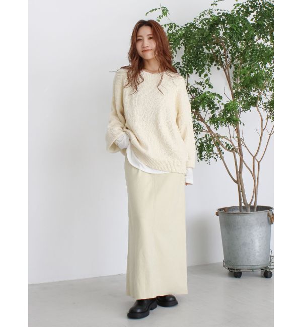 Ungrid「スラブルーズニット」|ニット・セーター|