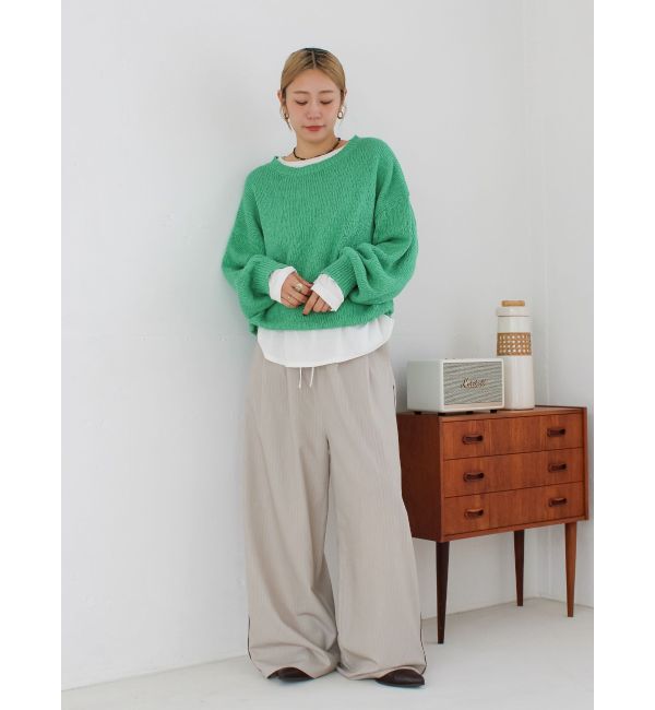 Ungrid「スラブルーズニット」|ニット・セーター|