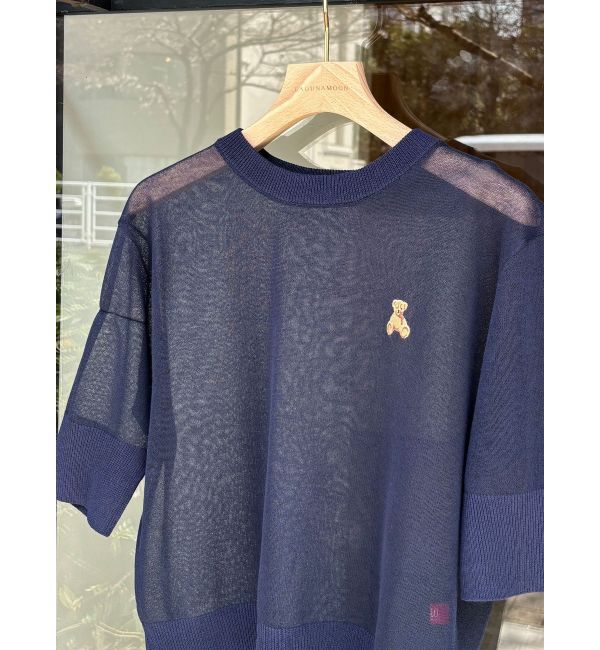 LAGUNAMOON「【POLO BCSコラボ】シアーベアニットプルオーバー」|ニット・セーター|