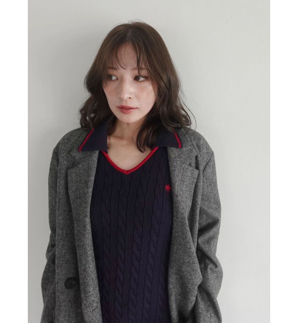 LAGUNAMOON「【POLO BCSコラボ】ケーブルラインニットワンピース」|ワンピース|