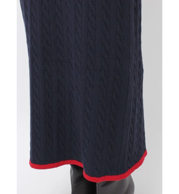 LAGUNAMOON「【POLO BCSコラボ】ケーブルラインニットワンピース」|ワンピース|