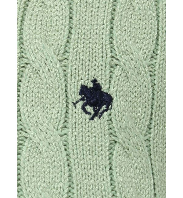 LAGUNAMOON「【POLO BCSコラボ】ケーブルラインニットワンピース」|ワンピース|