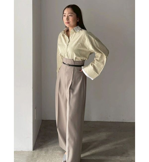 LAGUNAMOON「バイカラーベルトパンツ」|その他|