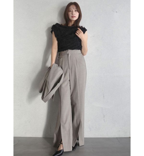 LAGUNAMOON「センタースリットフレアパンツ」|その他|