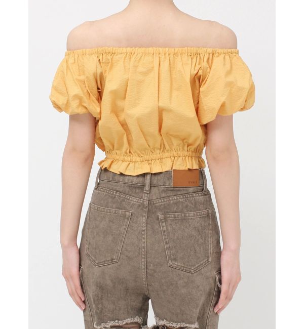 EVRIS「レースアップオフショルトップス」|シャツ・ブラウス|