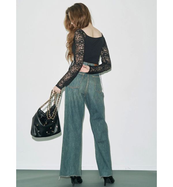 EVRIS「サイドレースアップデザイントップス」|Tシャツ・カットソー|