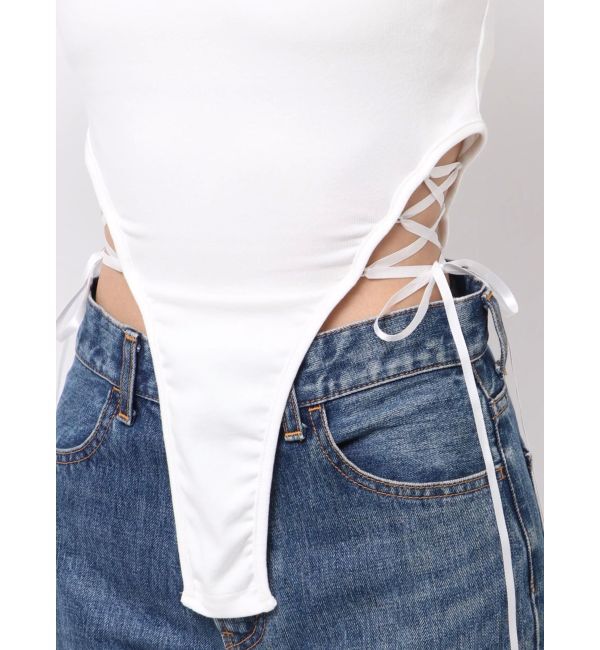 EVRIS「サイドレースアップデザイントップス」|Tシャツ・カットソー|