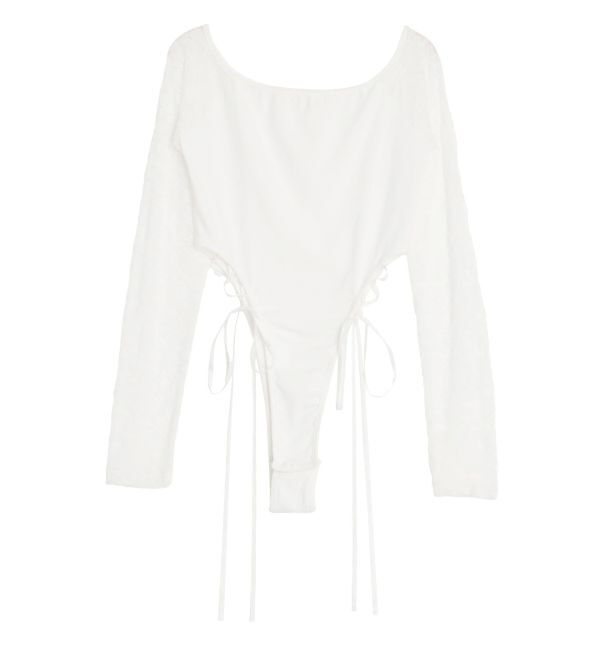 EVRIS「サイドレースアップデザイントップス」|Tシャツ・カットソー|