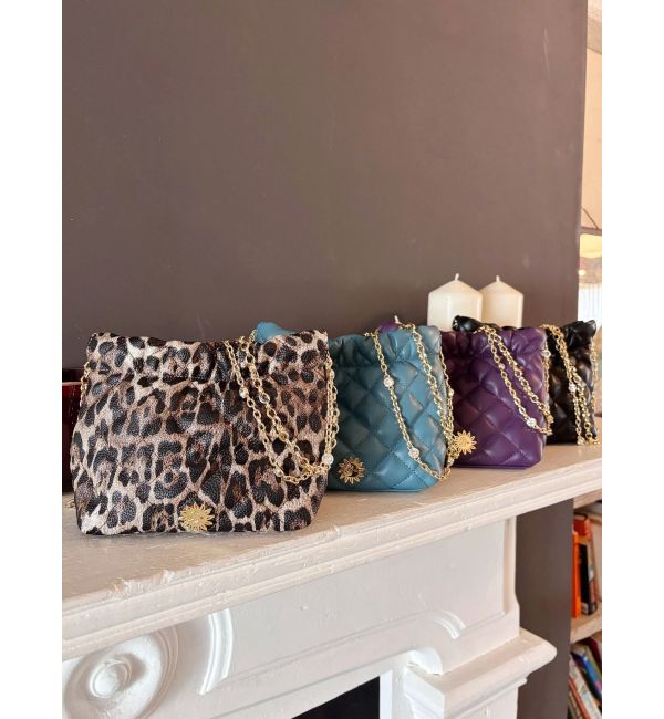 EVRIS「キルティングビジューチェーンミニBAG」|ショルダー・メッセンジャー|