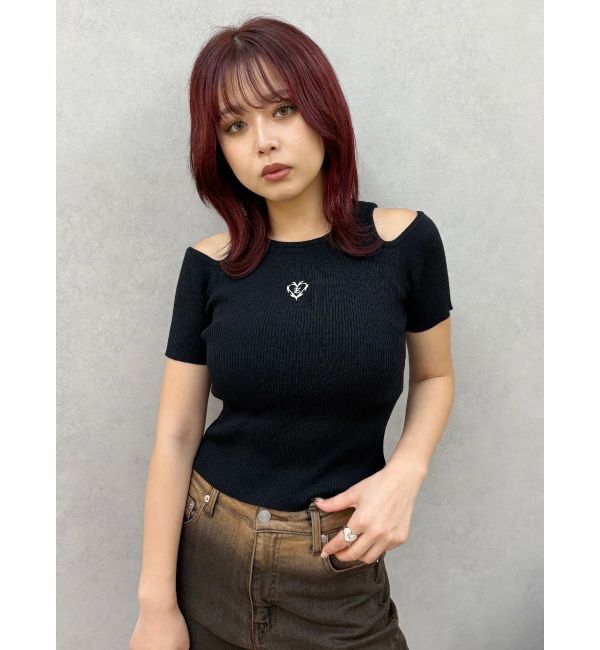 EVRIS「オープンショルダーニット」|ニット・セーター|