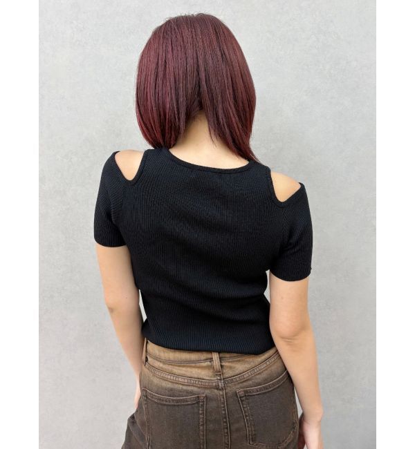 EVRIS「オープンショルダーニット」|ニット・セーター|