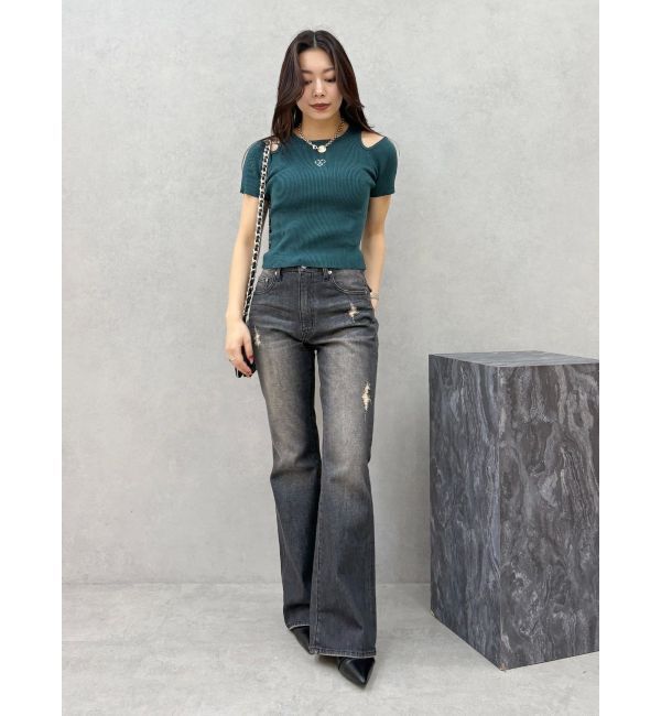 EVRIS「オープンショルダーニット」|ニット・セーター|